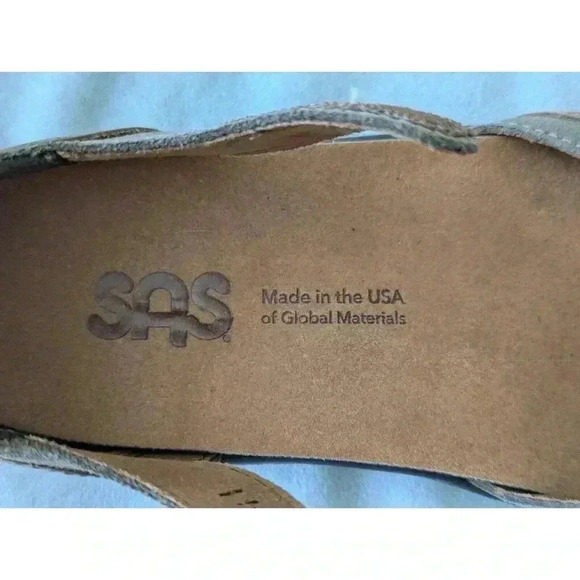 SAS Women Eden Leather Clogs Mary Jane Platform Leather Shoes Sz 6M Retail $251 - Picture 8 of 11